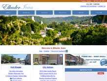 Tablet Screenshot of elkader-iowa.com